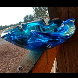 Murano Glass Mid Century Ashtry